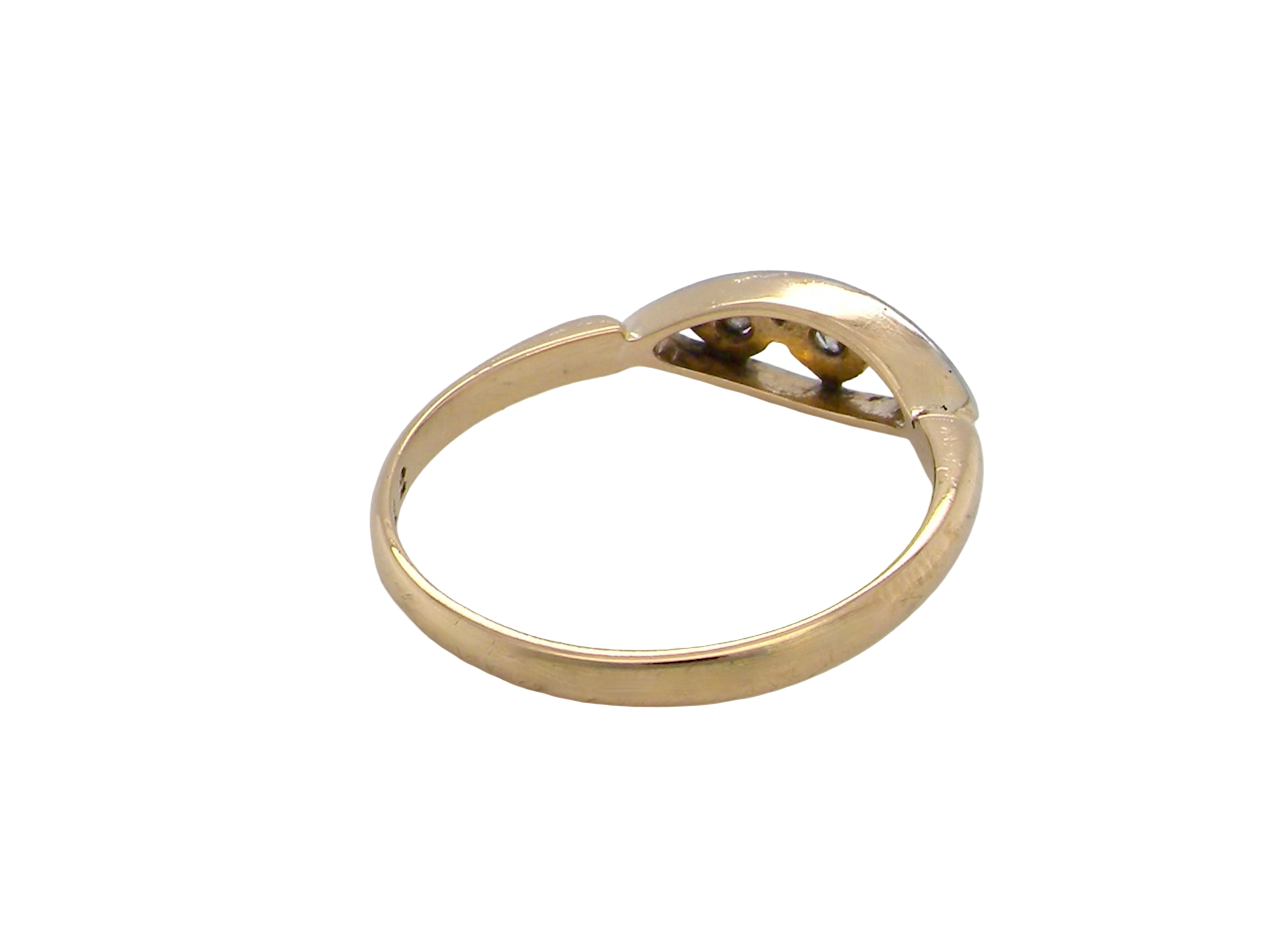 A Vintage Early 20th Century Three-Stone Diamond Ring