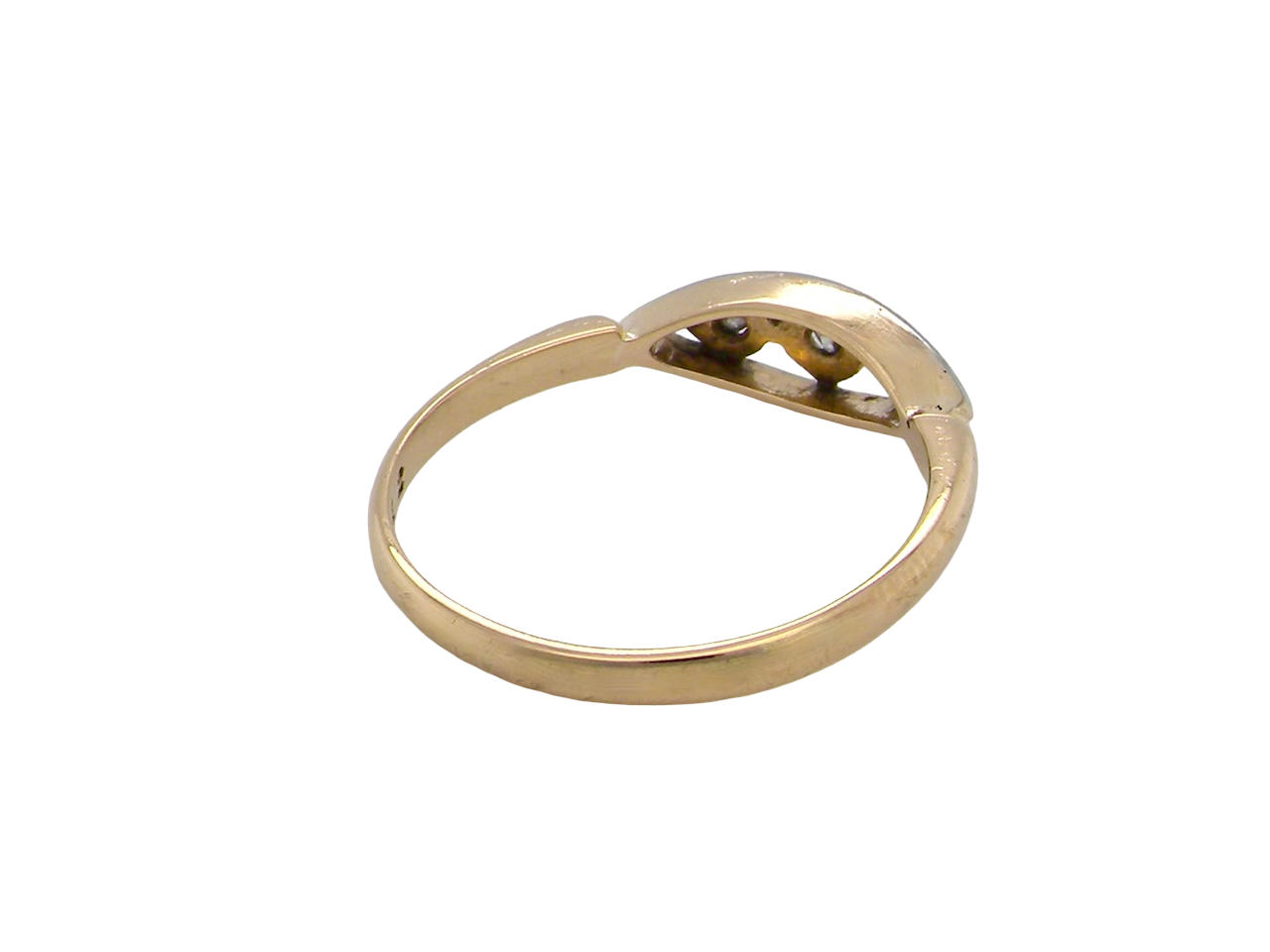 A Vintage Early 20th Century Three-Stone Diamond Ring