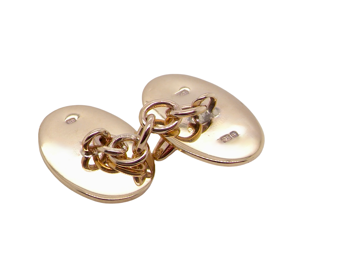 rear A fine pair of Fox Head cufflinks