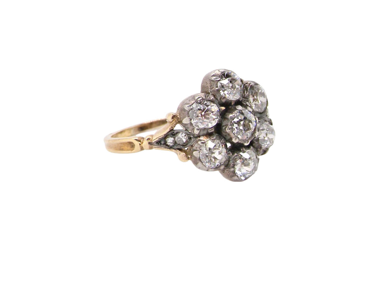 A Fine Victorian Diamond Cluster Ring (Circa 1860s–1880s)