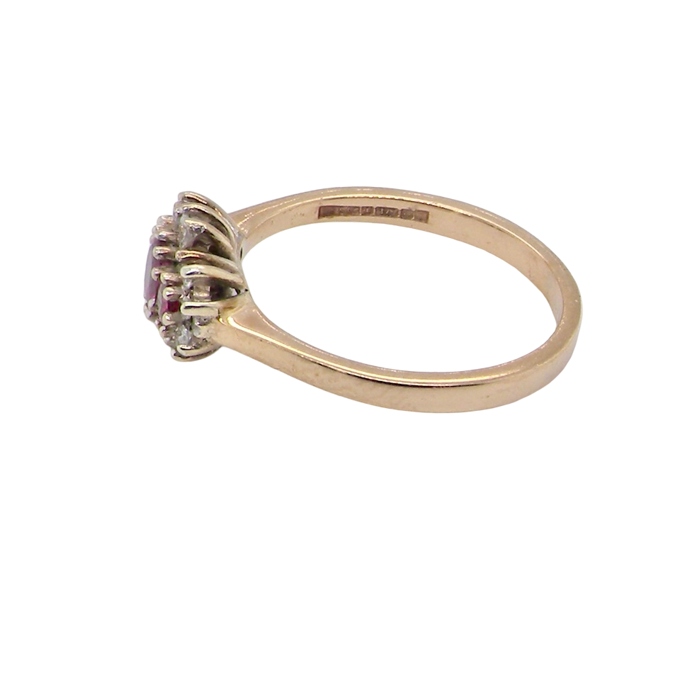 A Ruby & Diamond Ring