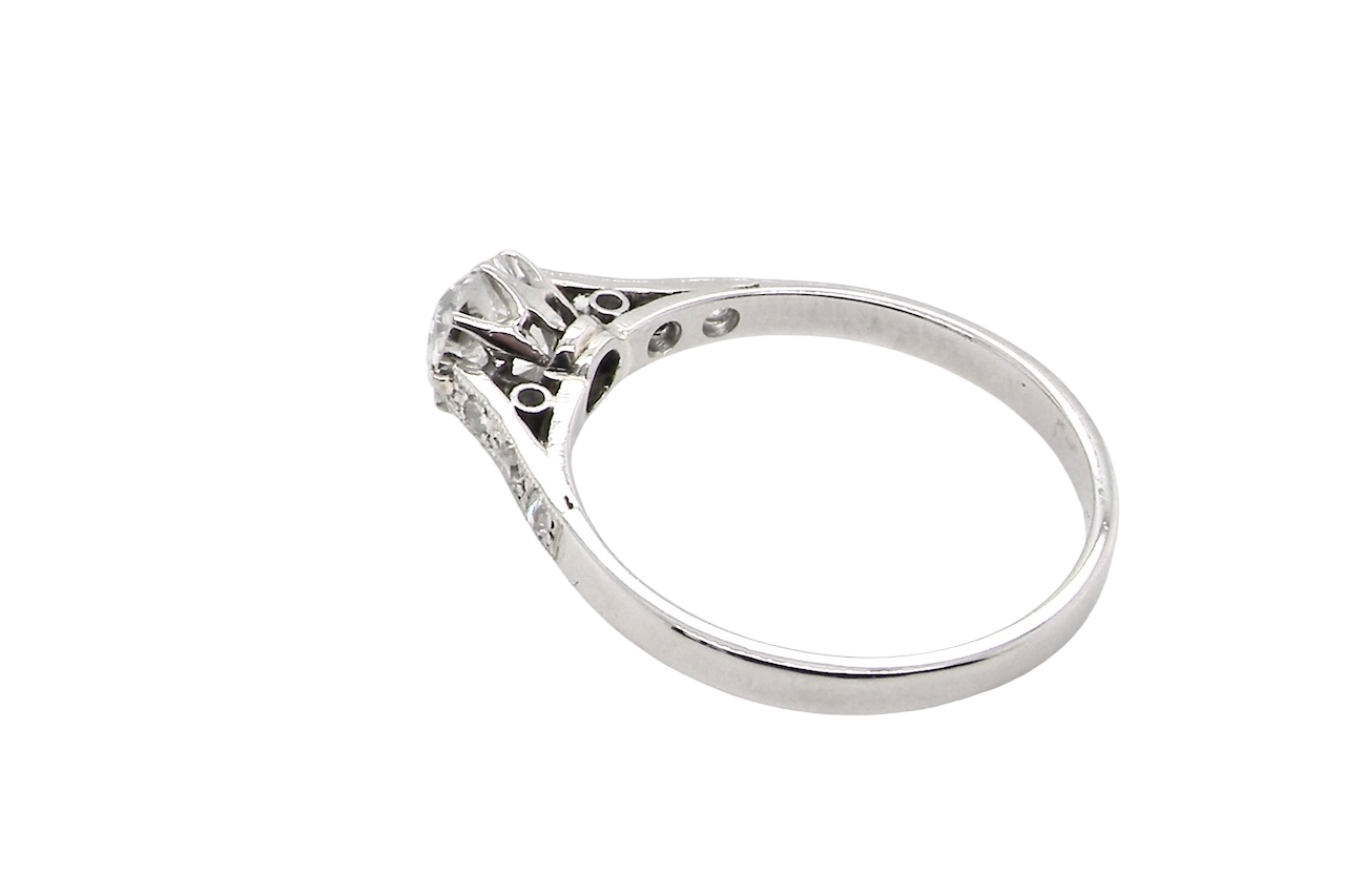 side A fine 3/4 Carat Diamond Ring