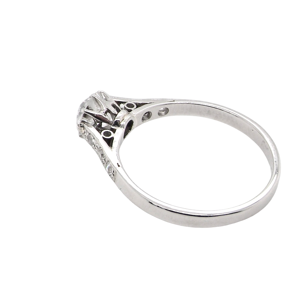 side A fine 3/4 Carat Diamond Ring