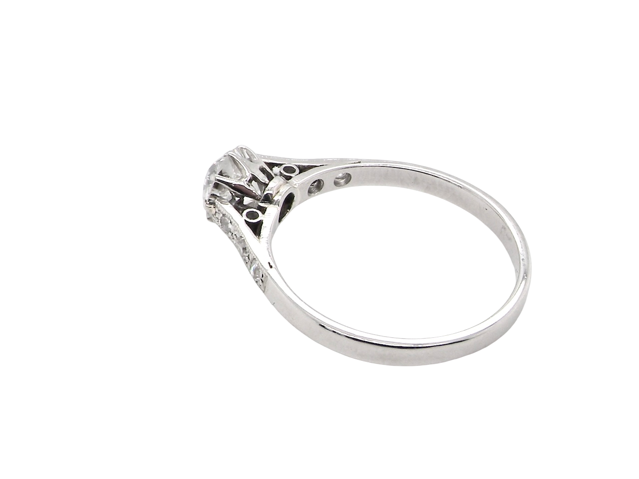 side A fine 3/4 Carat Diamond Ring