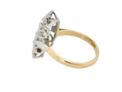 An Art Deco Diamond panel ring