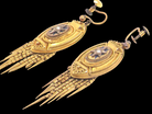 An impressive pair of Victorian earrings