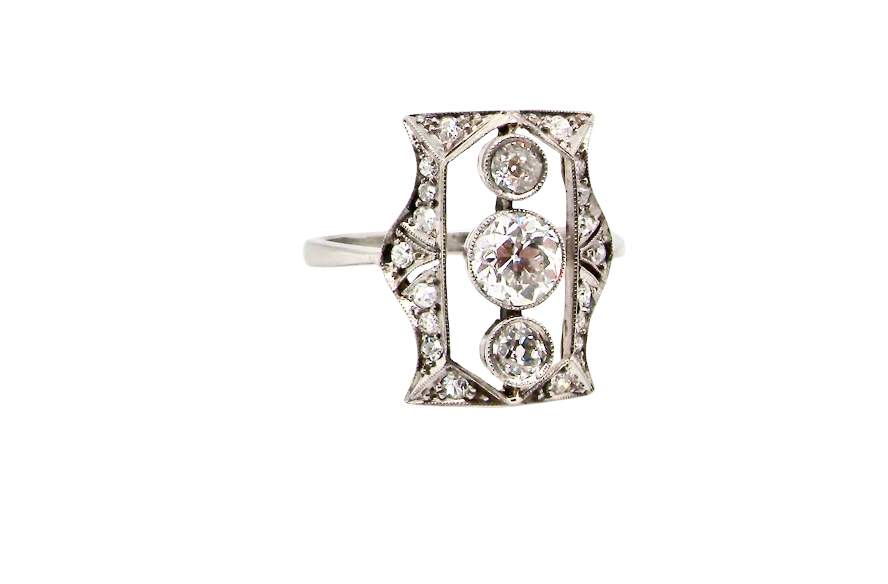 Art Deco Diamond ring 1920s