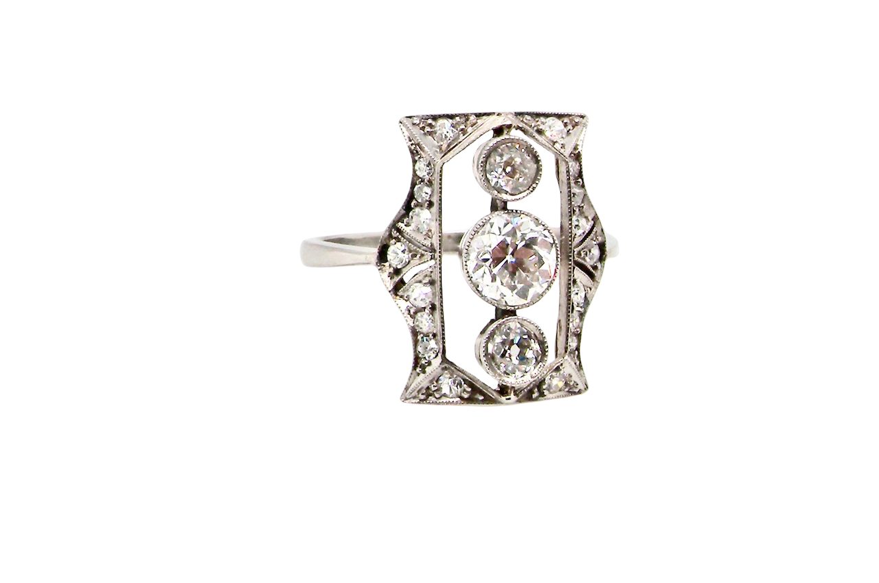 Art Deco Diamond ring 1920s