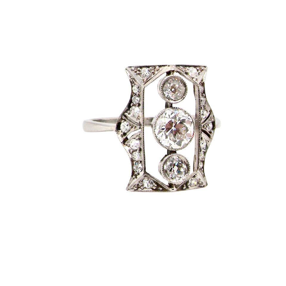 Art Deco Diamond ring 1920s