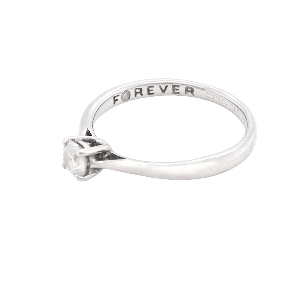 Platinum Diamond Solitaire Ring – Forever Collection