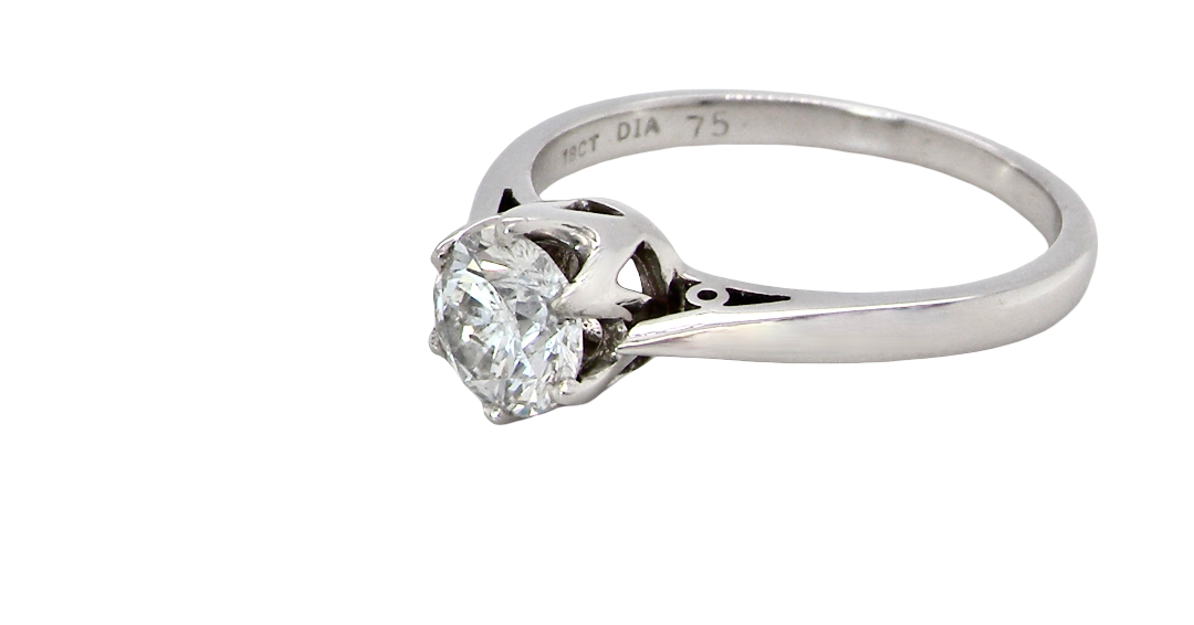 side This is the number one choice for an engagement ring, the classic solitaire.