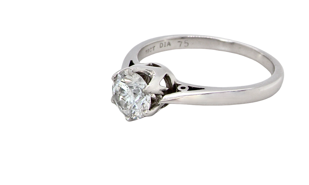 side This is the number one choice for an engagement ring, the classic solitaire.
