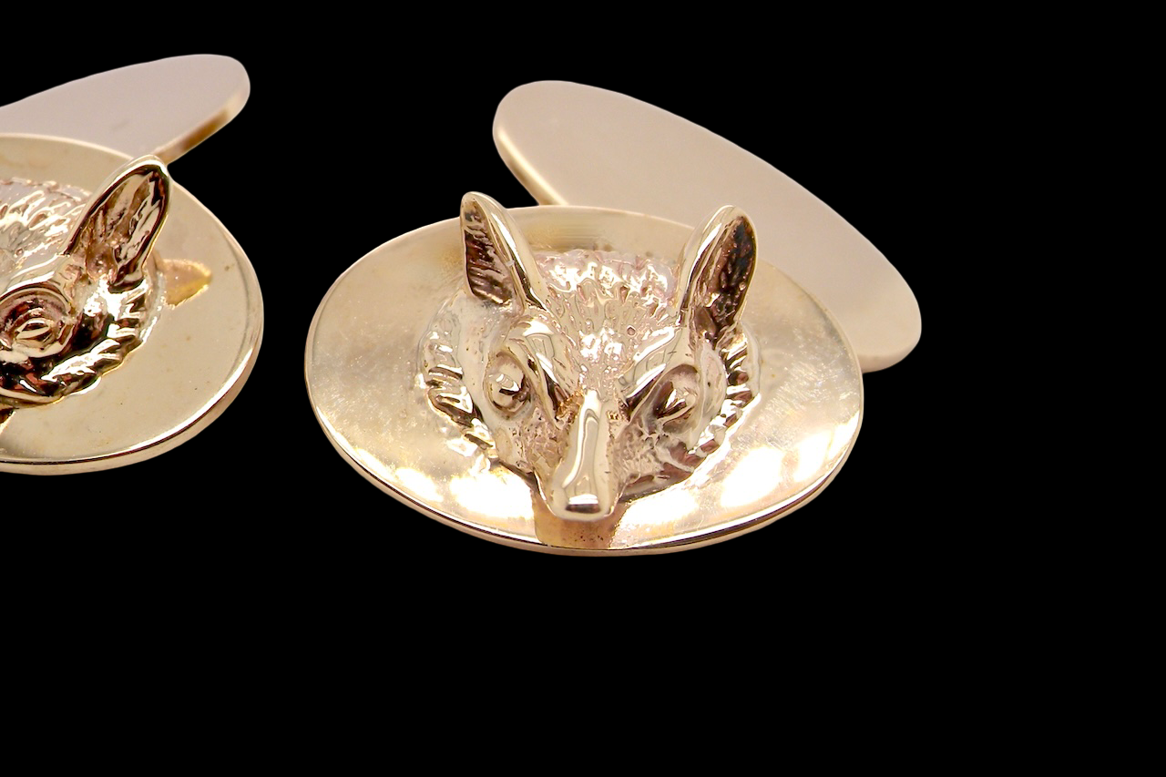 Fox Head cufflink