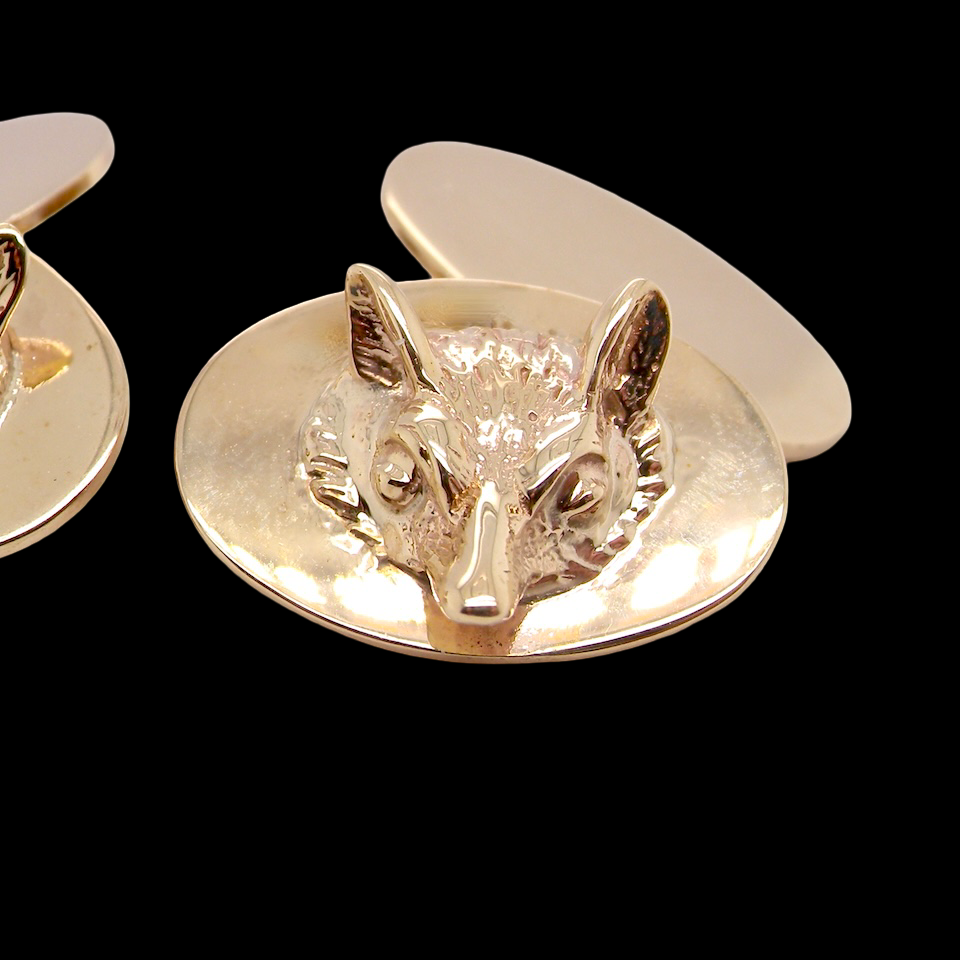 Fox Head cufflink