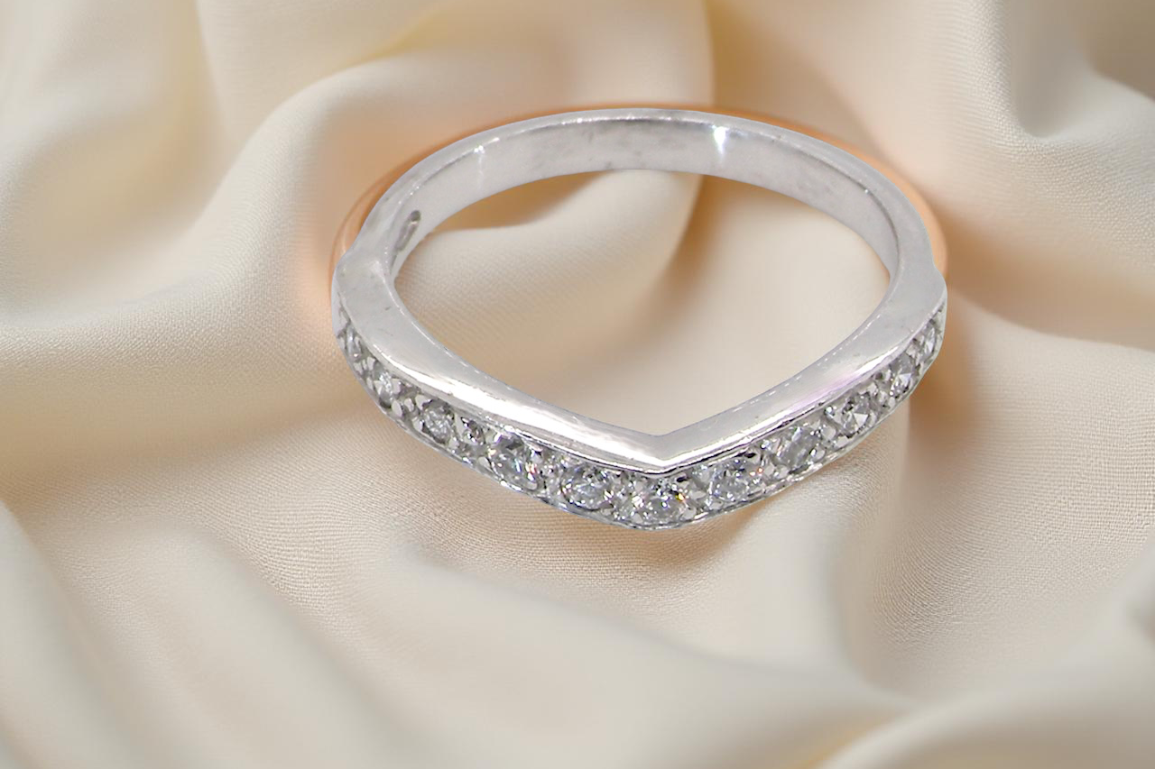 top Wishbone Diamond Eternity Ring