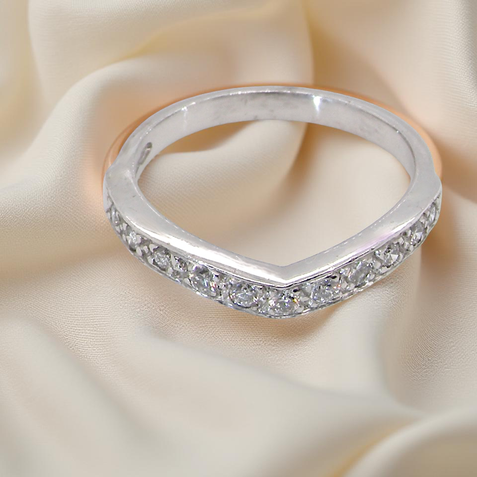 top Wishbone Diamond Eternity Ring