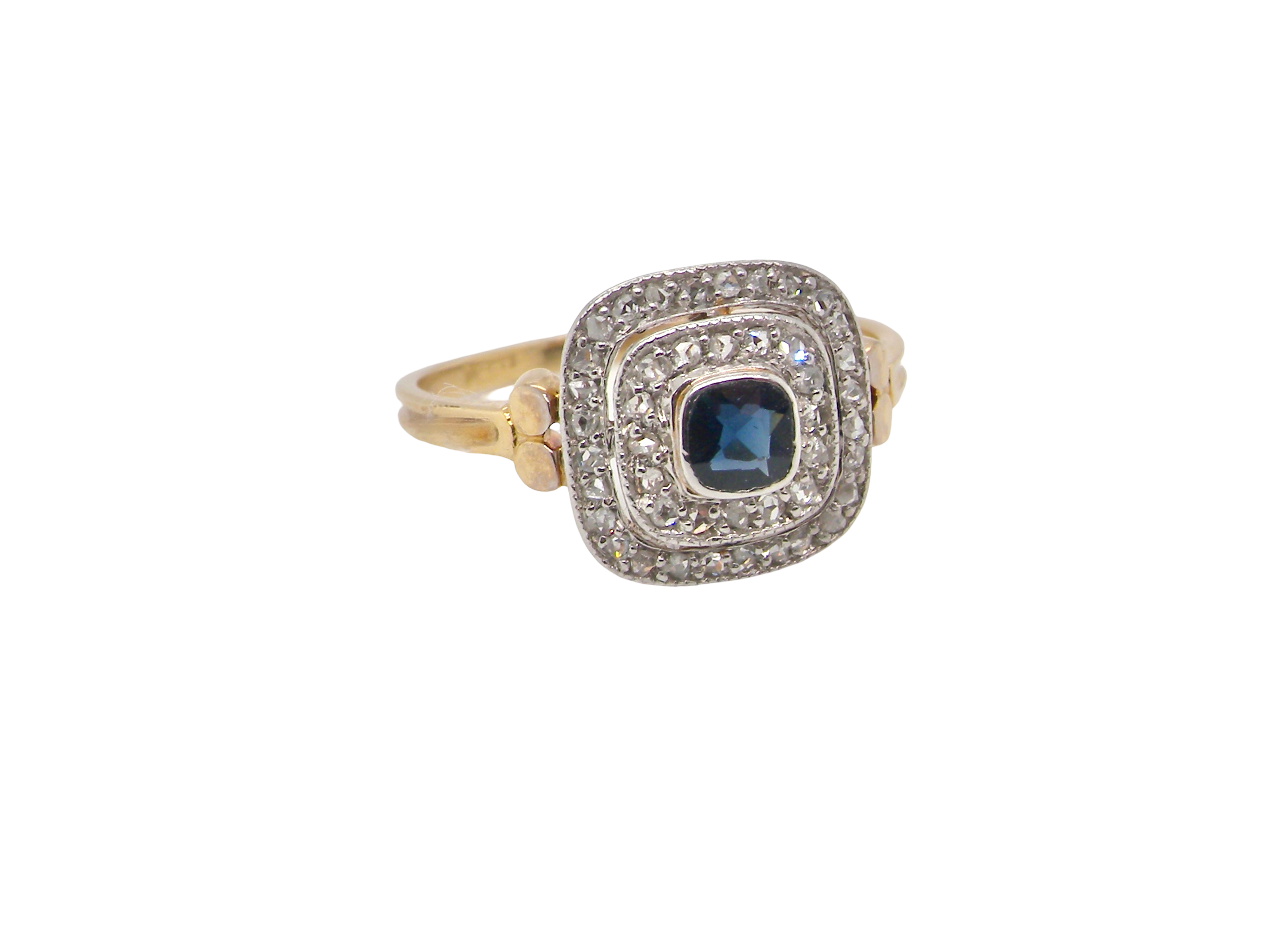vintage ring from the early 20th century, crafted in the distinctive Art Deco style