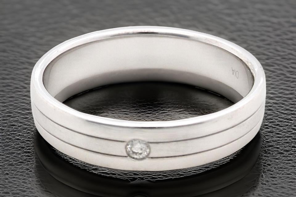 A white gold Diamond Set Wedding Ring