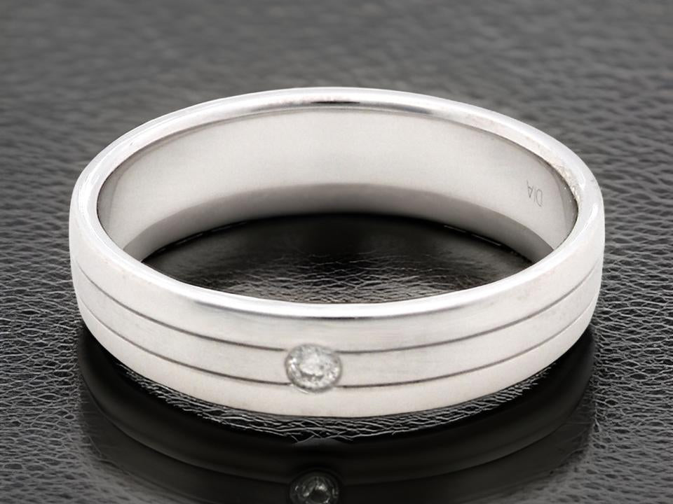 A white gold Diamond Set Wedding Ring