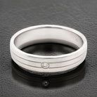 A white gold Diamond Set Wedding Ring