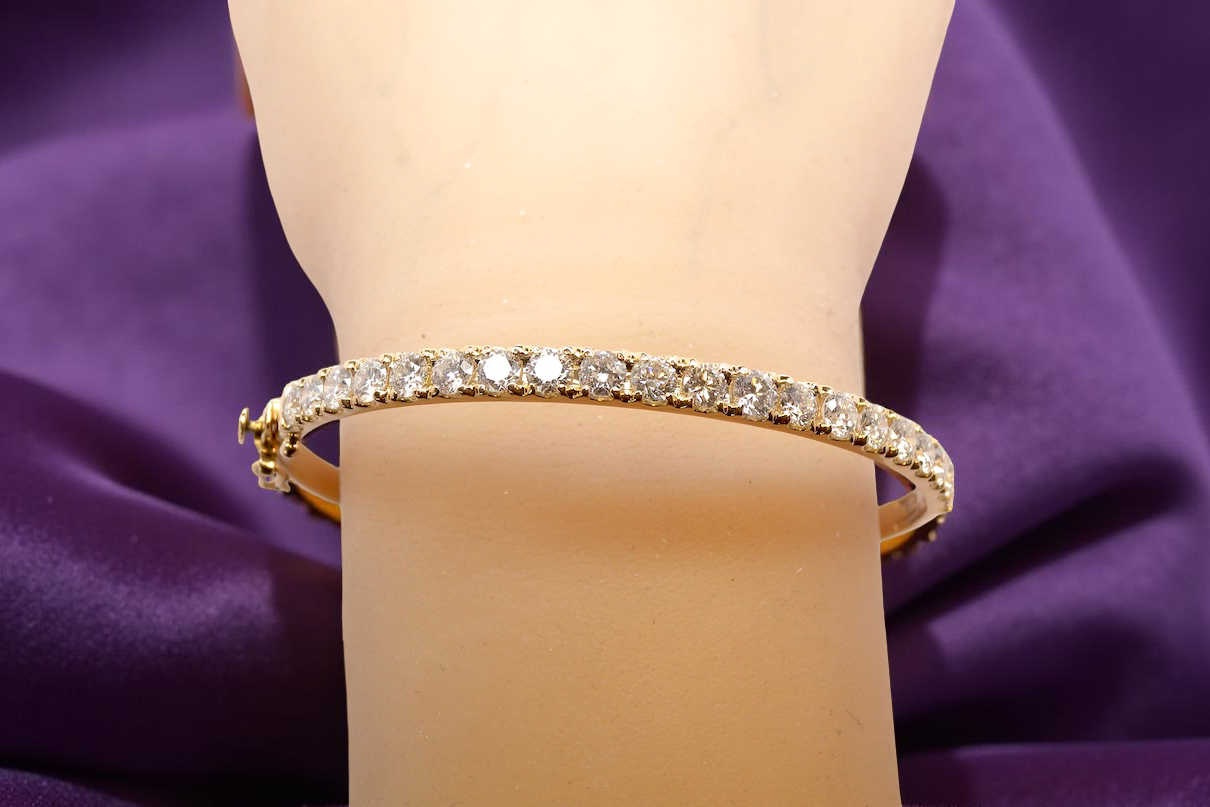 A stunning Diamond Bangle
