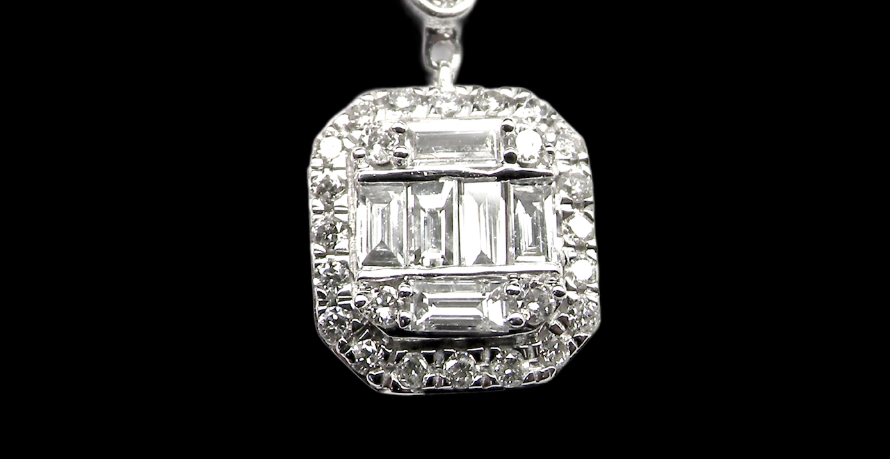 diamond cluster earrings