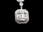 diamond cluster earrings