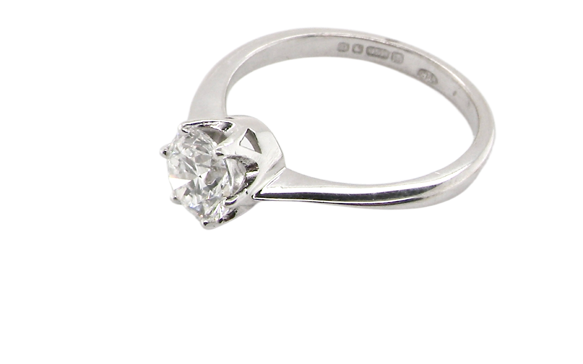 1 carat diamond solitaire ring