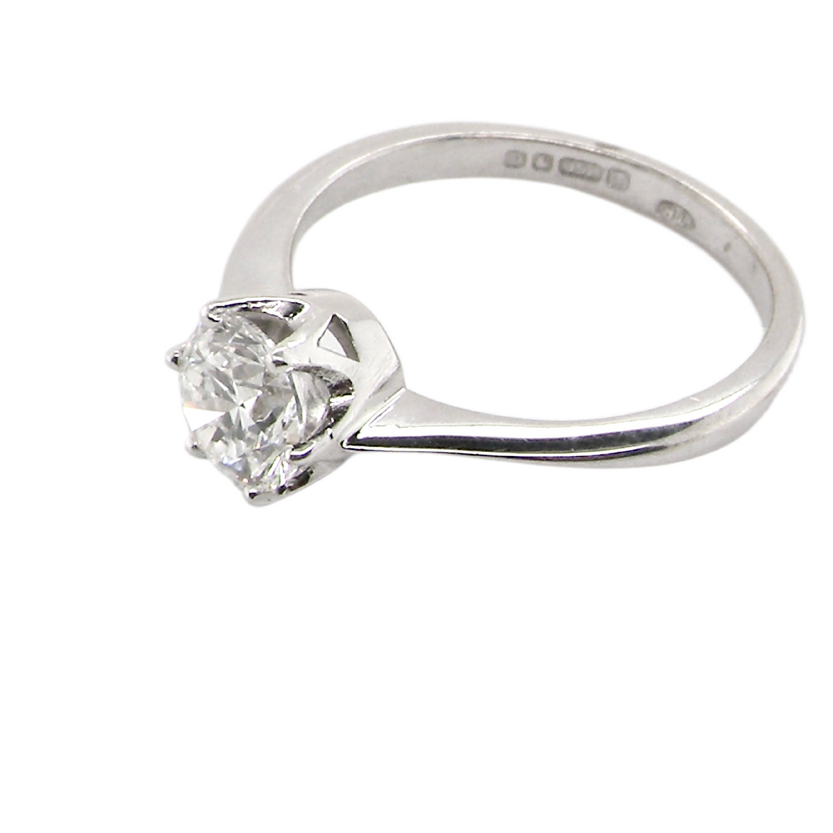 1 carat diamond solitaire ring