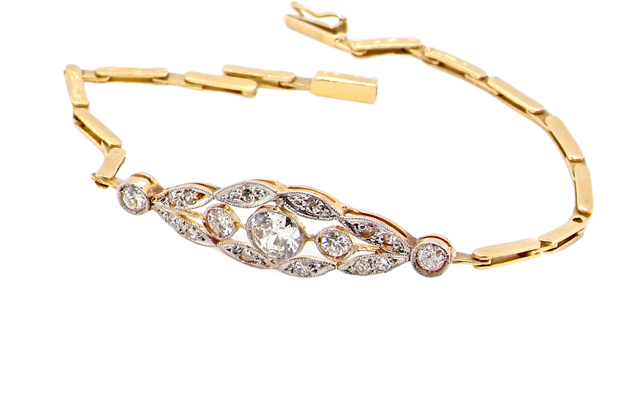 Edwardian diamond bracelet