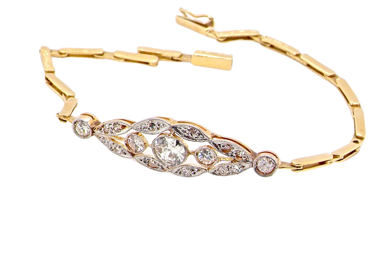 Edwardian diamond bracelet