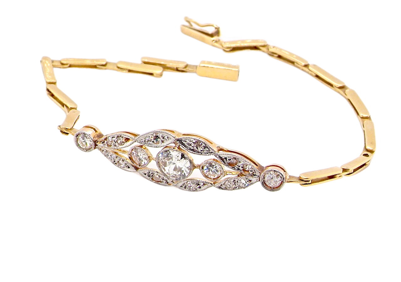 Edwardian diamond bracelet