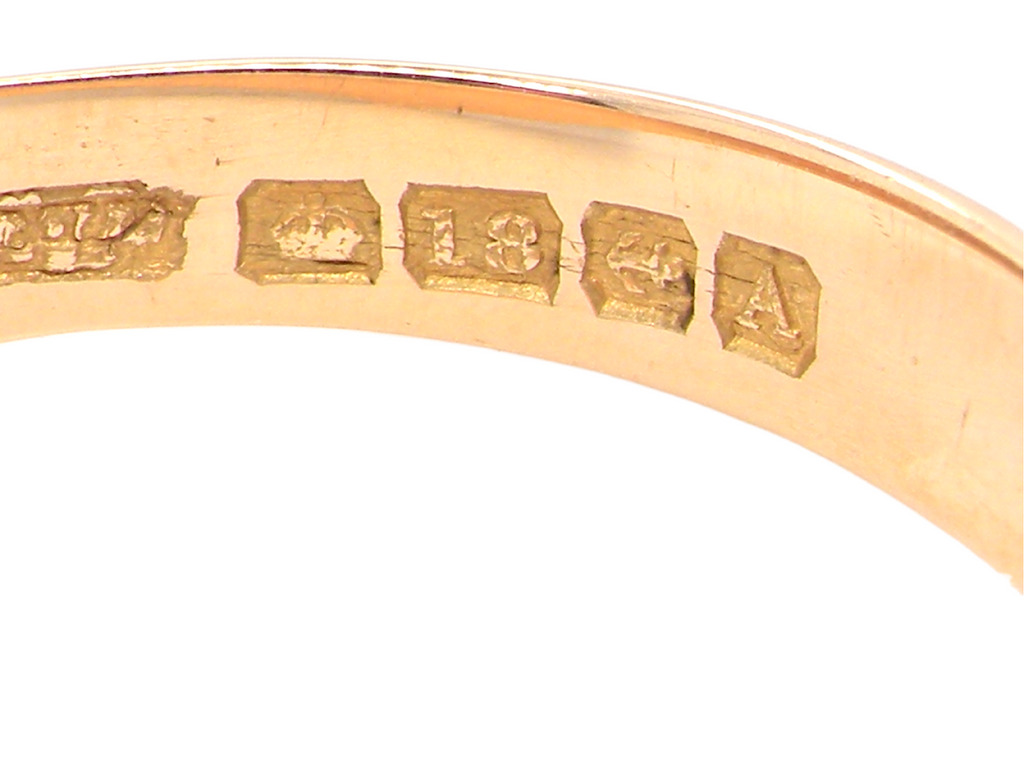 man's gold signet ring