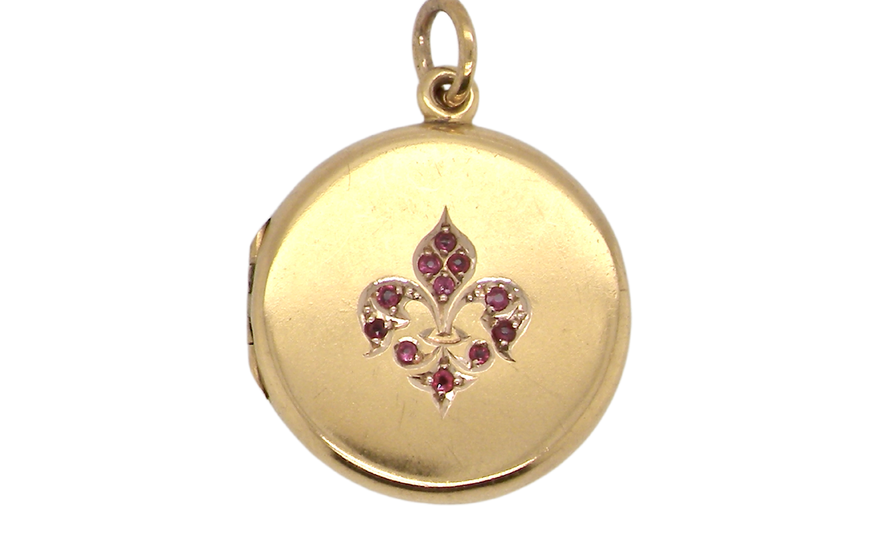 antique 15 carat gold locket