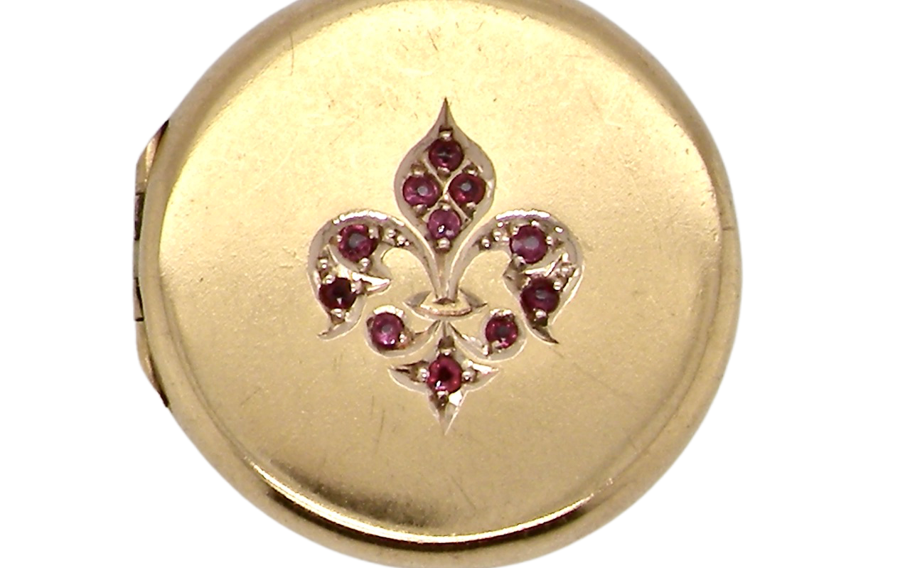 early 20th century gold locket