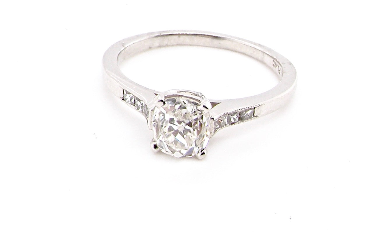 antique solitaire diamond ring