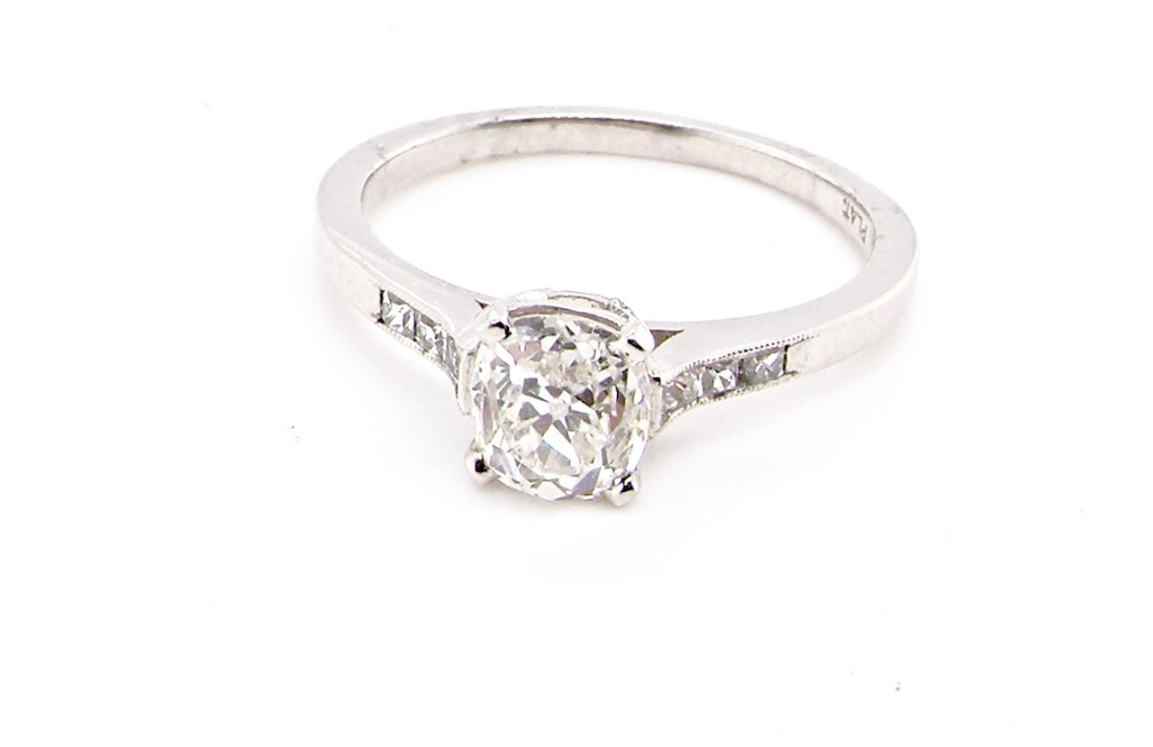 antique solitaire diamond ring