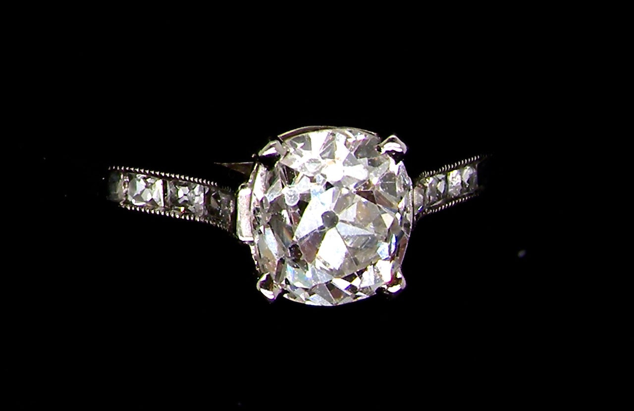 Cushion shaped diamond