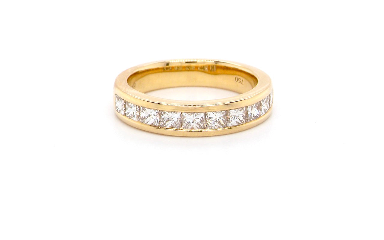 Half Hoop Eternity Ring