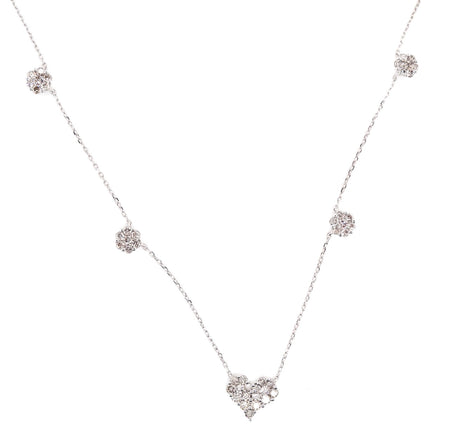 A diamond set necklace