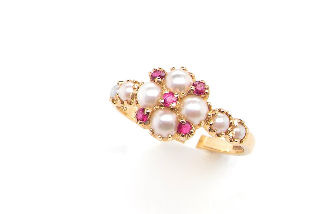 Ruby anniversary ring