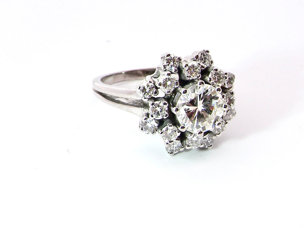 vintage diamond engagement  ring