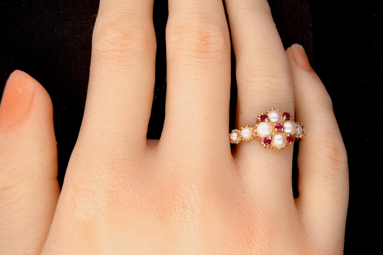 Pearl anniversary ring