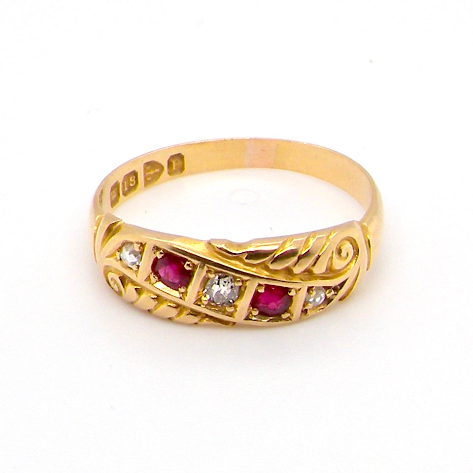 Victorian ruby ring