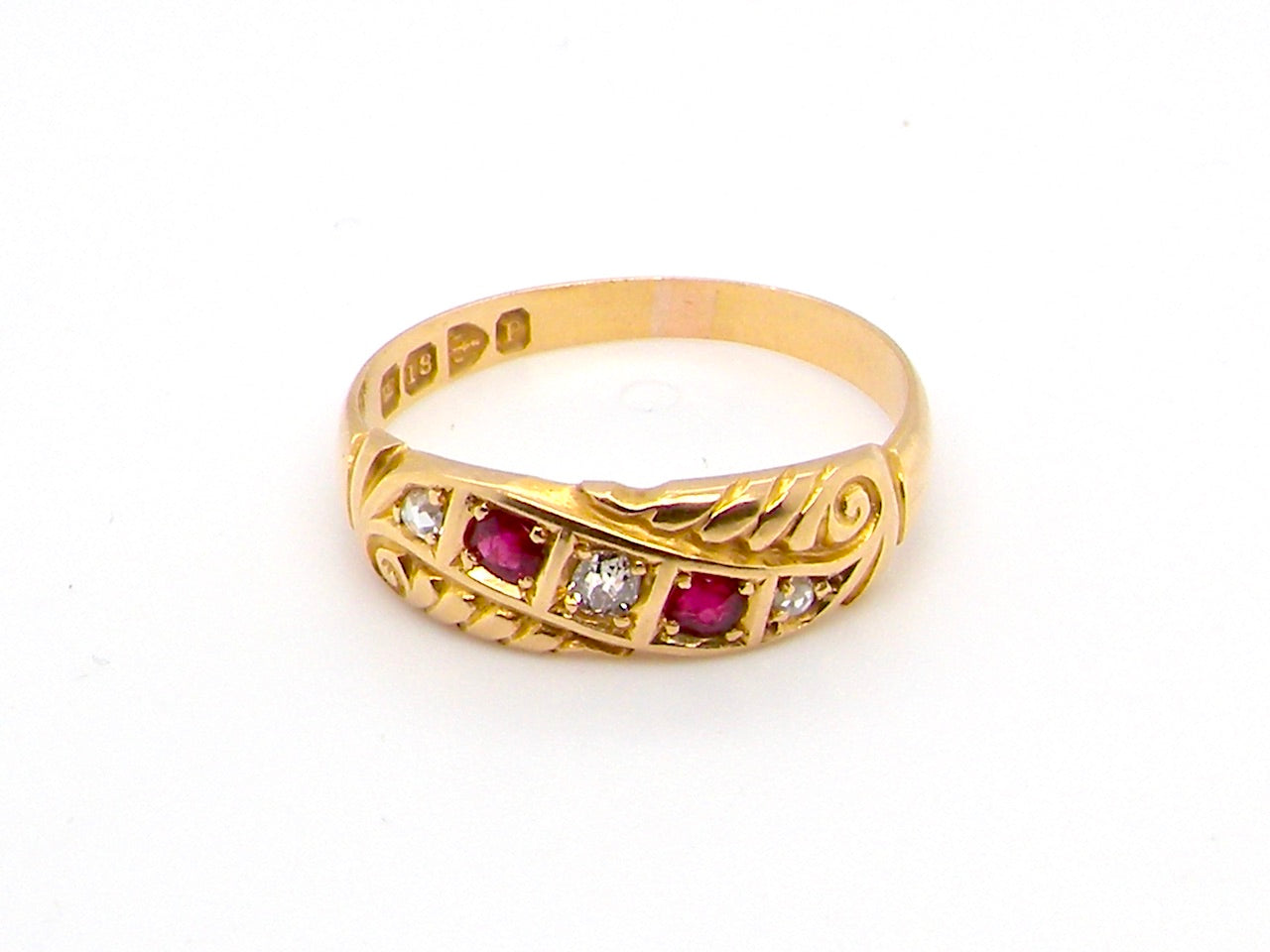 Victorian ruby ring
