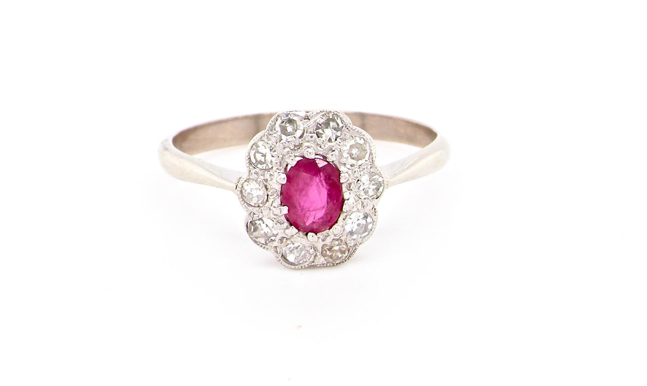 platinum ruby ring