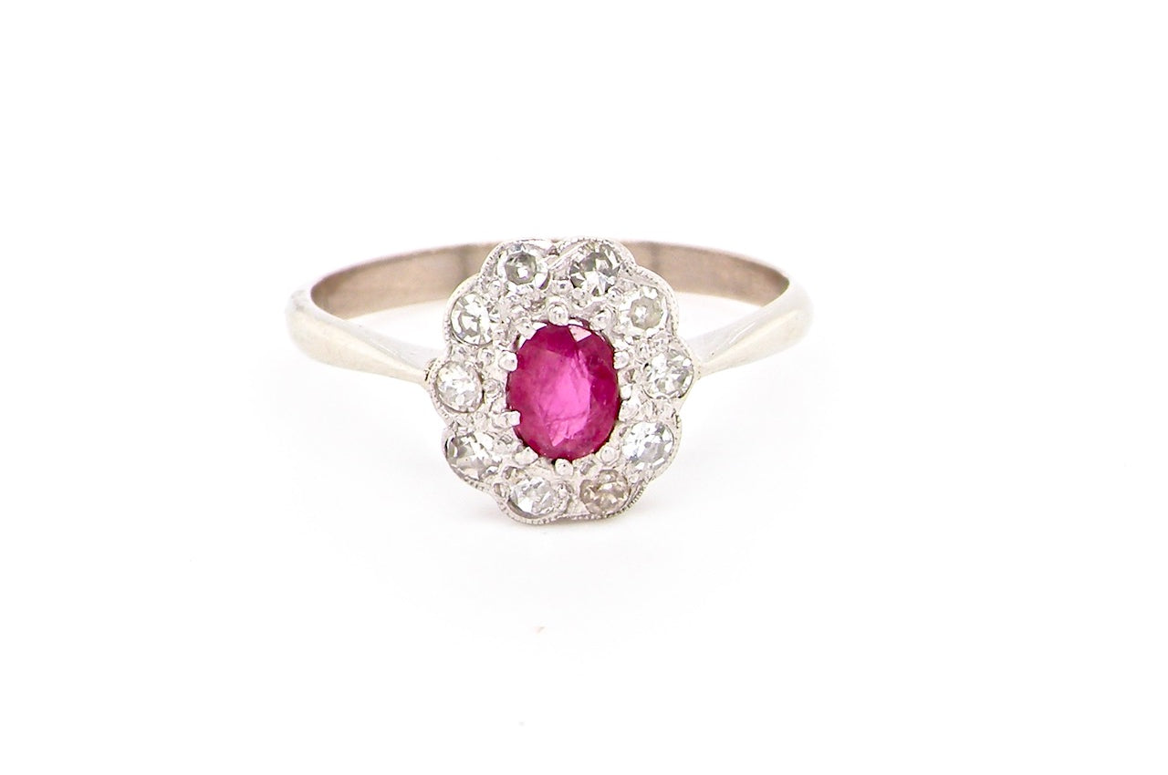 platinum ruby ring