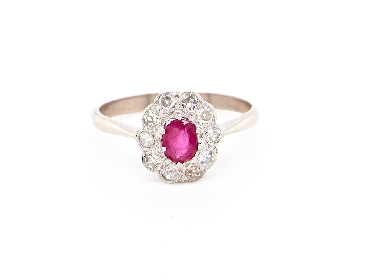 platinum ruby ring