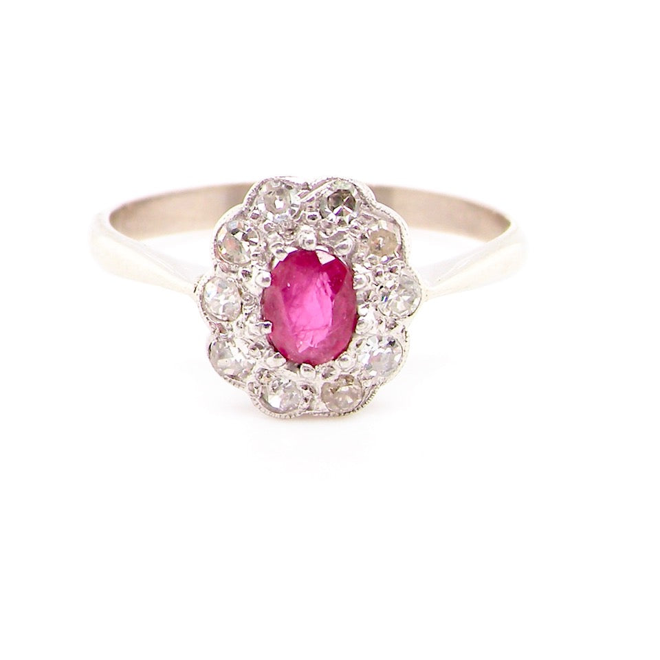 antique ruby ring