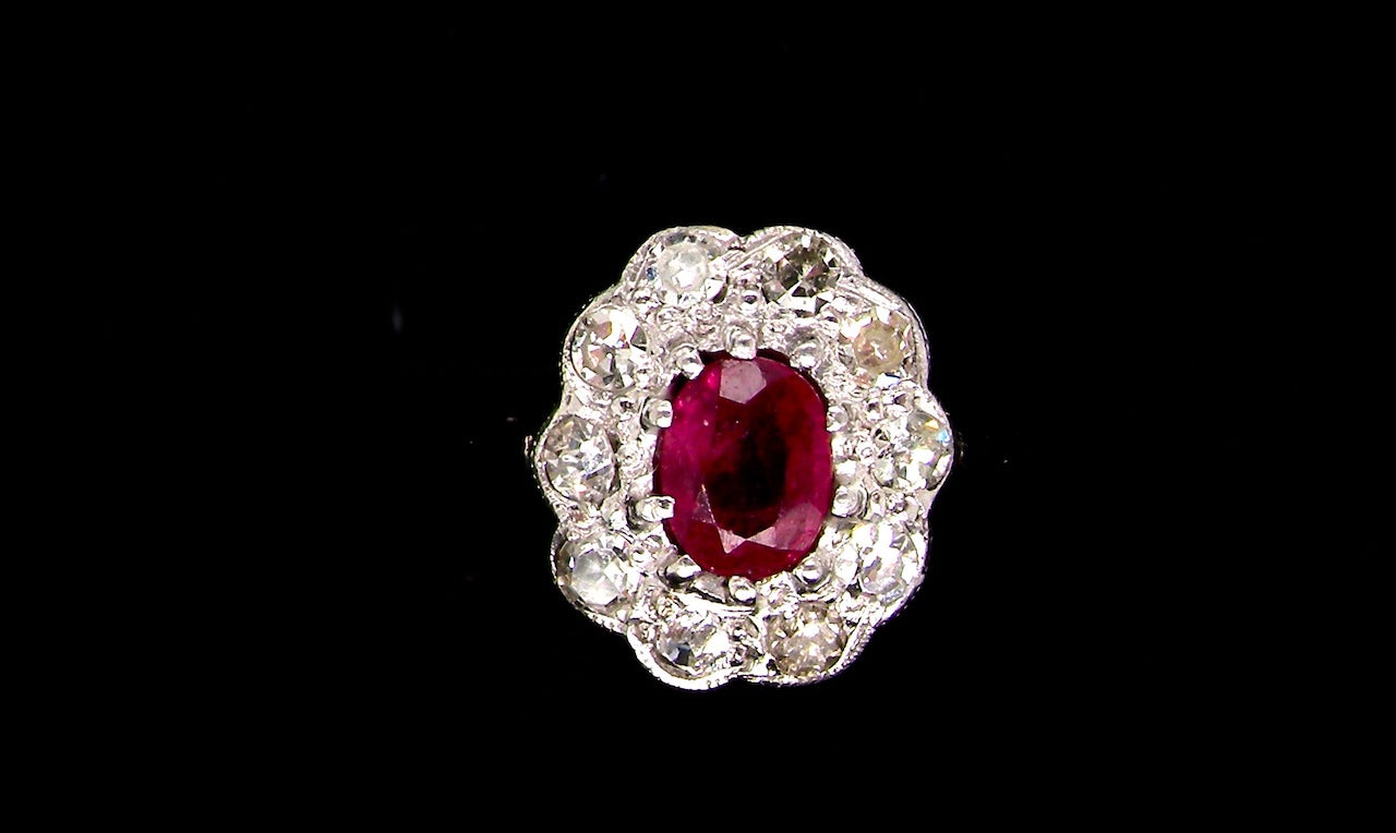 vintage ruby ring